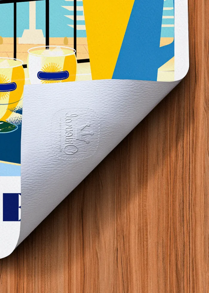 Tampon-403 Affiche Marseille Tampon Original Monsieur Z, Tirage d'art,