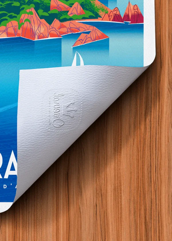 Tampon-404 Affiche Tampon Original Monsieur Z, Tirage d'art,