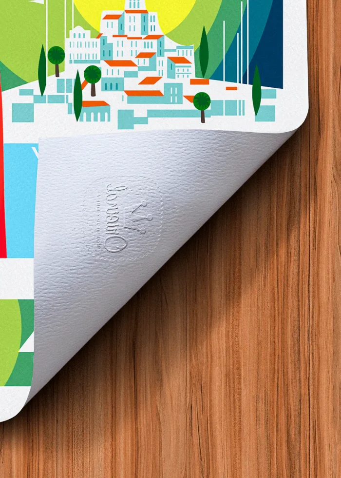 Tampon-405 Affiche Ibiza Tampon Original Monsieur Z, Tirage d'art,