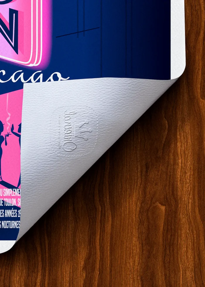 Tampon-407 Affiche toulon Tampon Original Monsieur Z, Tirage d'art,