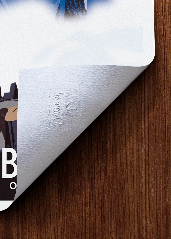 Tampon-411 Affiche Montagne Tampon Original Monsieur Z, Tirage d'art,