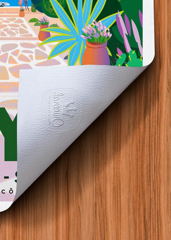 Tampon-420 Affiche Rayol Tampon Original Monsieur Z, Tirage d'art,