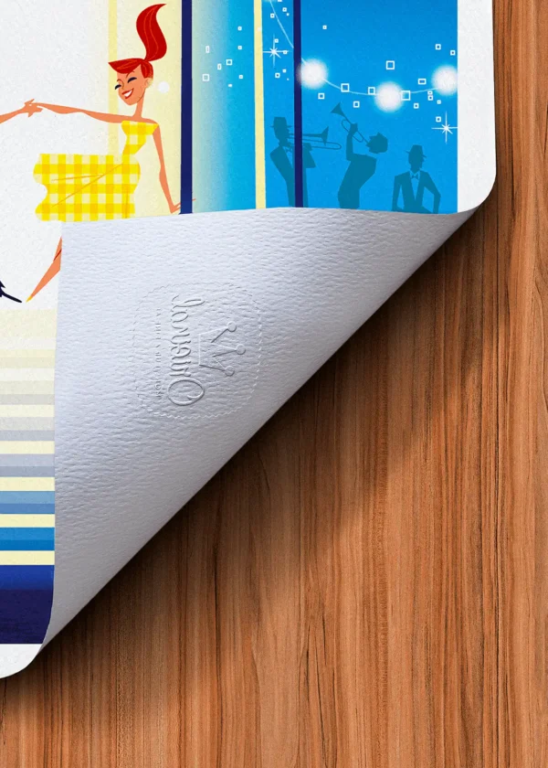 Tampon-429 Affiche Vichy Tampon Original Monsieur Z, Tirage d'art,