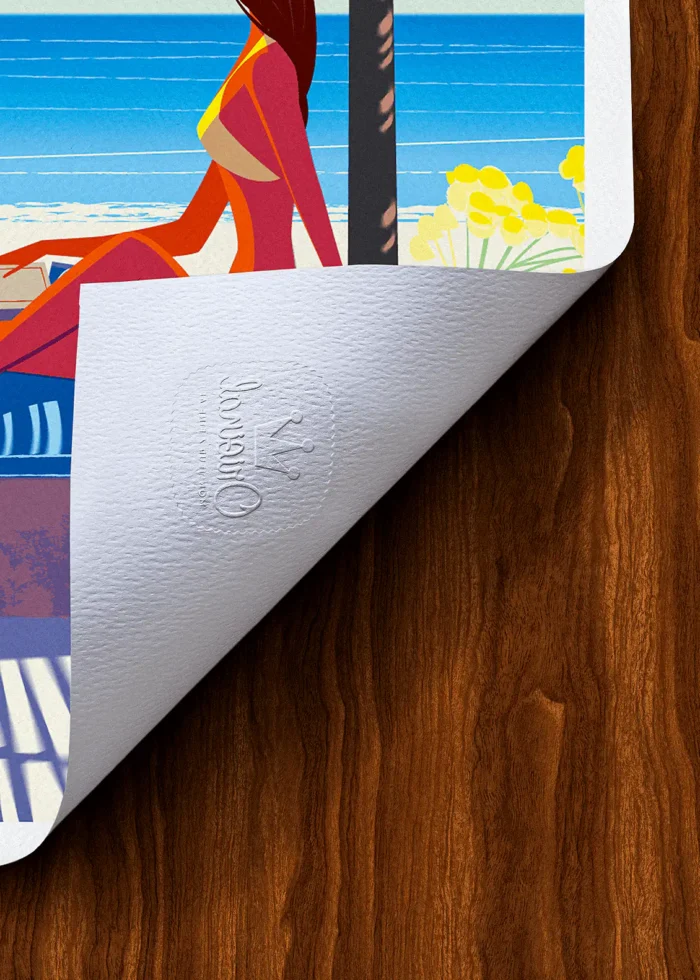 Tampon-431 Affiche Corse Tampon Original Monsieur Z, Tirage d'art,