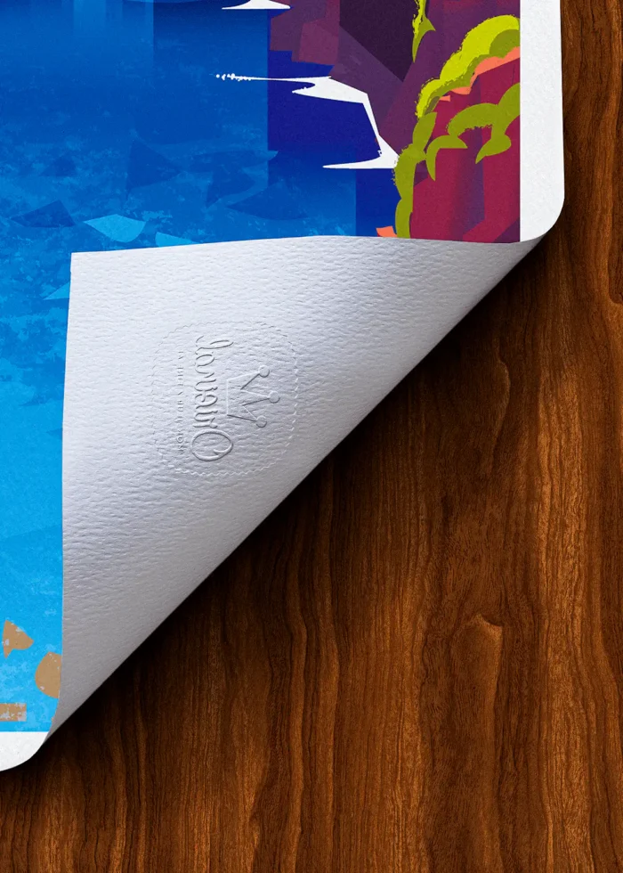 Tampon-434 Affiche Corse Tampon Original Monsieur Z, Tirage d'art,