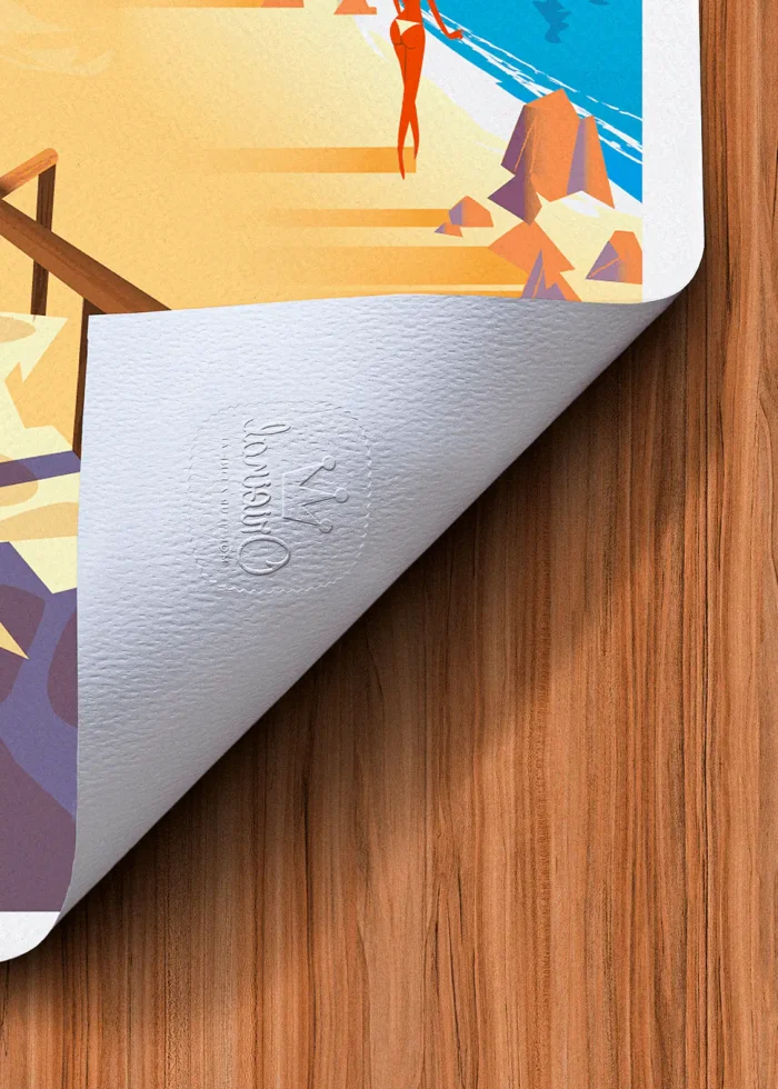 Tampon-439 Affiche palge Tampon Original Monsieur Z, Tirage d'art,