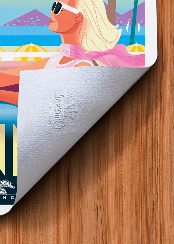 Tampon-441 Affiche Cannes Tampon Original Monsieur Z, Tirage d'art,