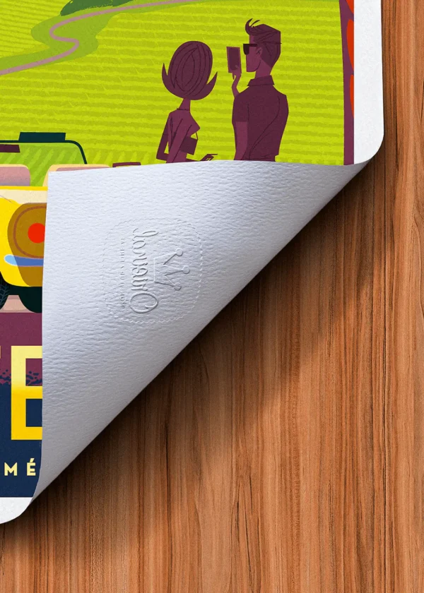 Tampon-442 Affiche Tampon Original Monsieur Z, Tirage d'art,