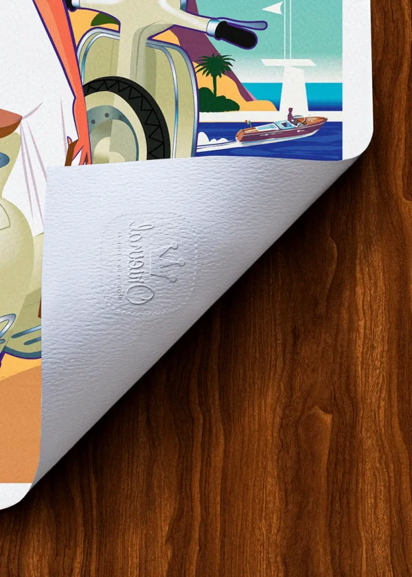 Tampon-444 Affiche Cassis Tampon Original Monsieur Z, Tirage d'art,