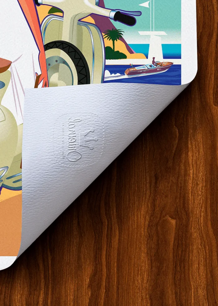 Tampon-444 Affiche Cassis Tampon Original Monsieur Z, Tirage d'art,