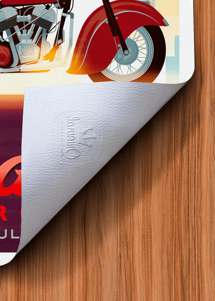 Tampon-447 Affiche Toulon Tampon Original Monsieur Z, Tirage d'art,