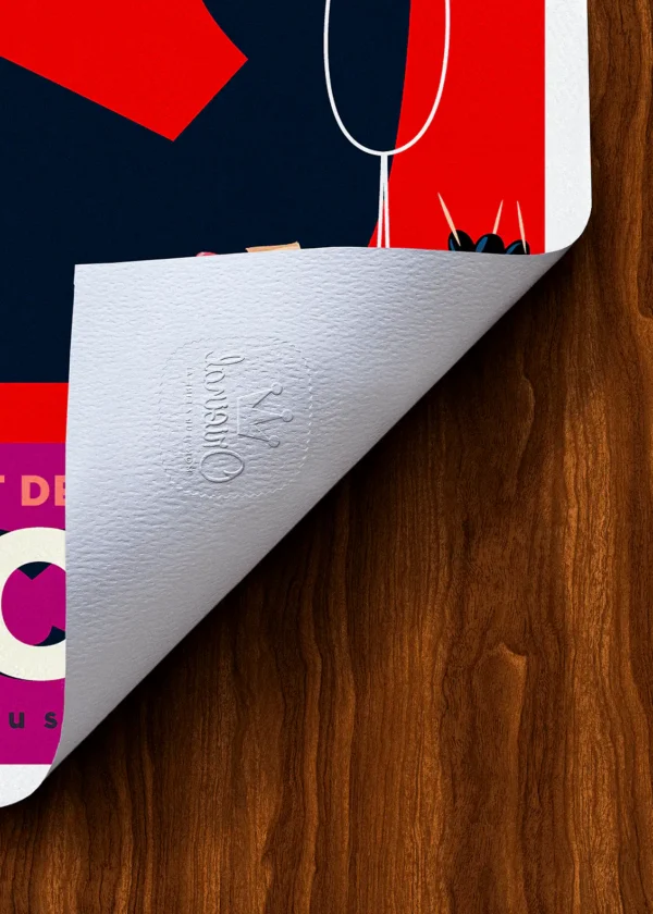 Tampon-454 Affiche bacchus Tampon Original Monsieur Z, Tirage d'art,