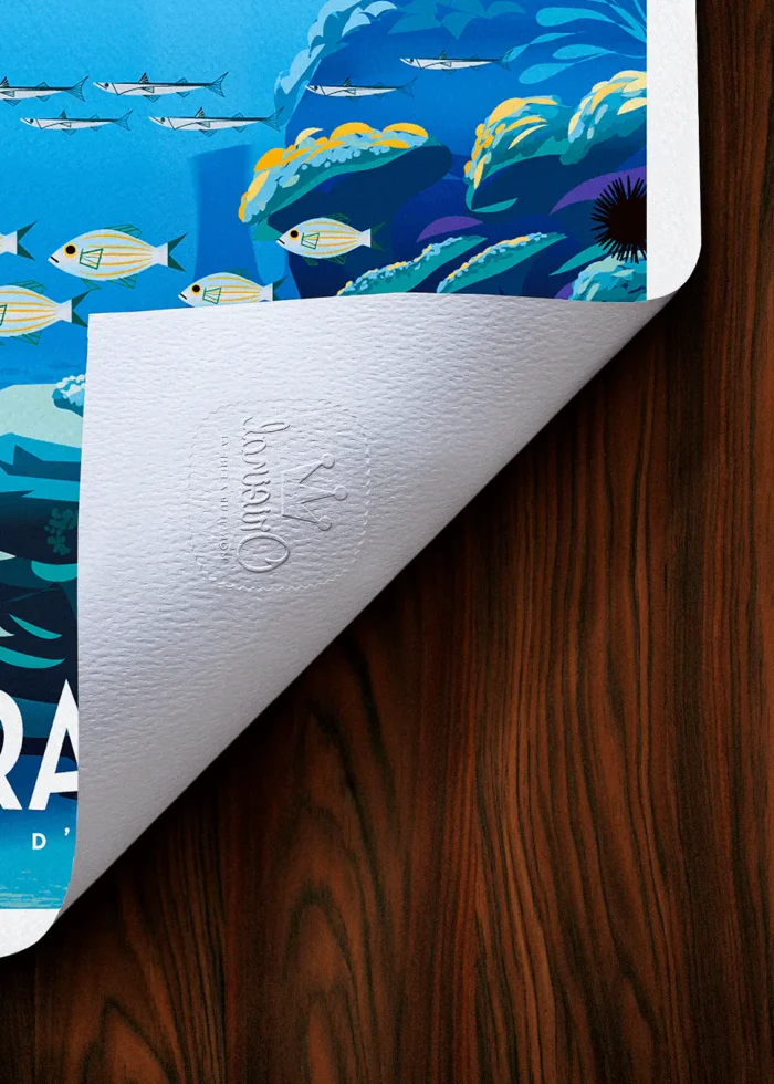 Tampon-456 Affiche Plongée Tampon Original Monsieur Z, Tirage d'art,