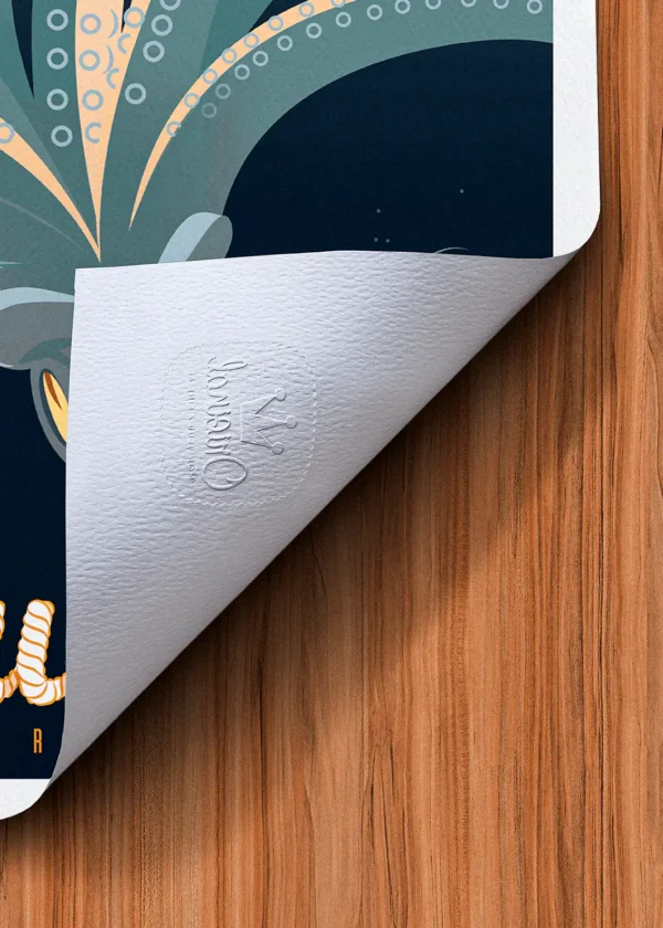 Tampon-464 Affiche Toulon Tampon Original Monsieur Z, Tirage d'art,