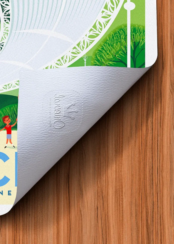 Tampon-469 Affiche Vichy Tampon Original Monsieur Z, Tirage d'art,