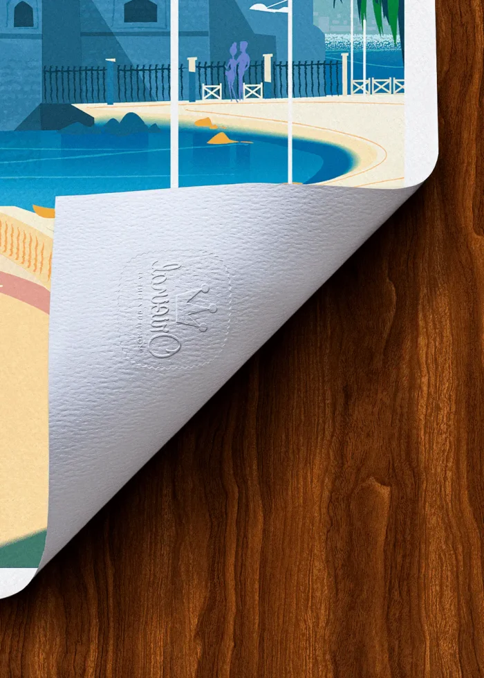 Tampon-472 Affiche Toulon Tampon Original Monsieur Z, Tirage d'art,