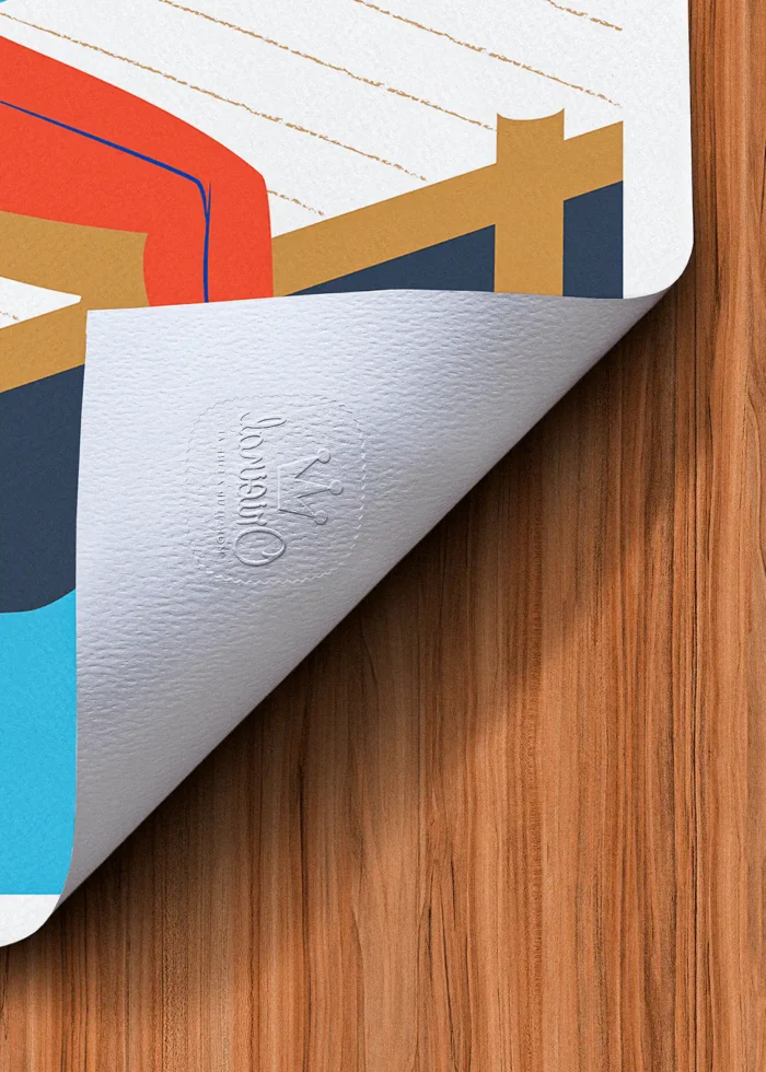 Tampon-478 Affiche mode Tampon Original Monsieur Z, Tirage d'art,