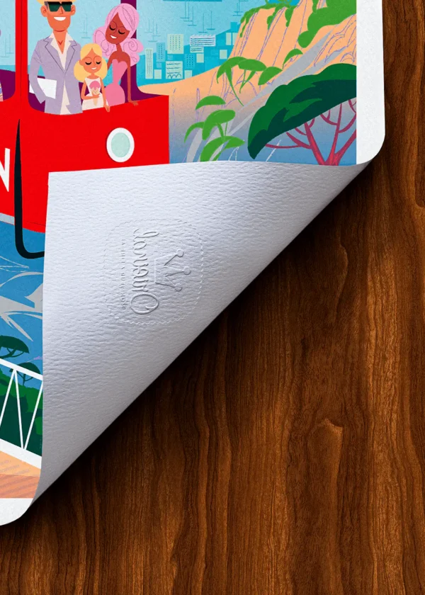 Tampon-488 Affiche Toulon Tampon Original Monsieur Z, Tirage d'art,