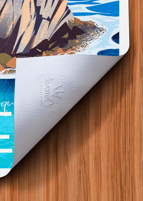 Tampon-489 Affiche Pic de giens Tampon Original Monsieur Z, Tirage d'art,