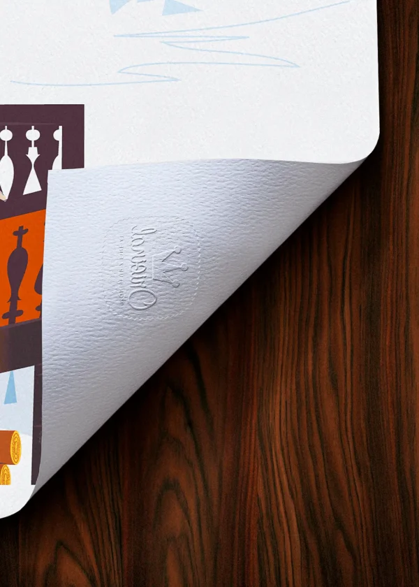 Tampon-492 Affiche Montagne Tampon Original Monsieur Z, Tirage d'art,