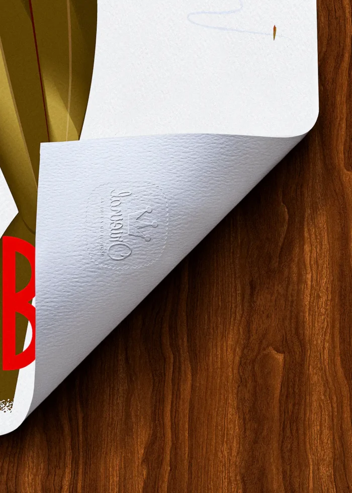 Tampon-493 Affiche Montagne Tampon Original Monsieur Z, Tirage d'art,