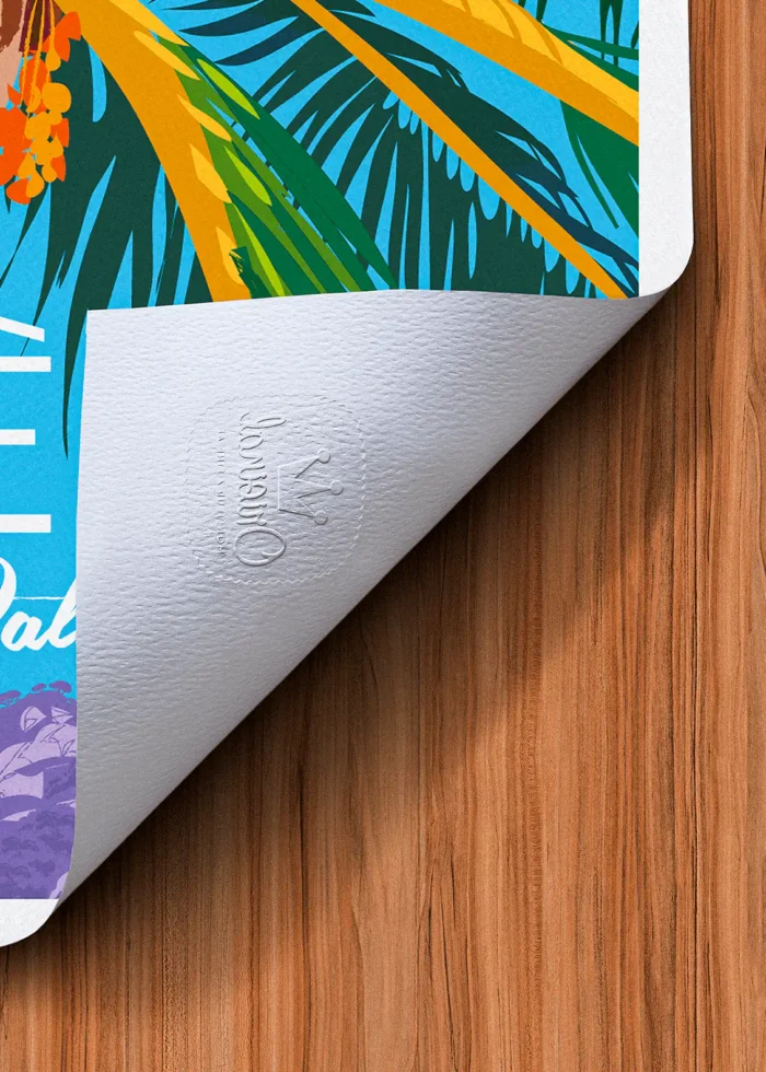 Tampon-498 Affiche Hyères Tampon Original Monsieur Z, Tirage d'art,