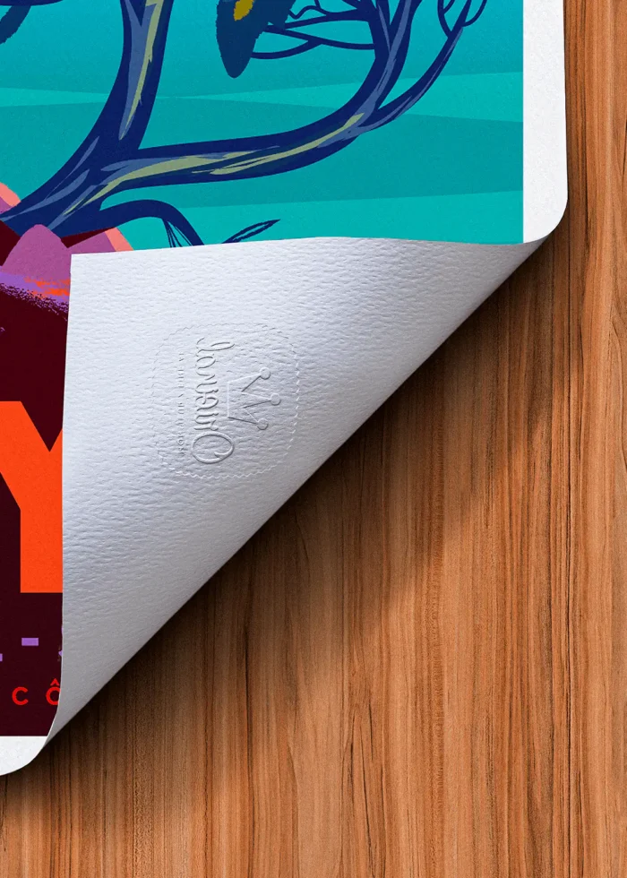 Tampon-507 Affiche Rayol Tampon Original Monsieur Z, Tirage d'art,