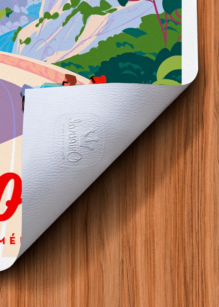 Tampon-510 Affiche Tampon Original Monsieur Z, Tirage d'art,