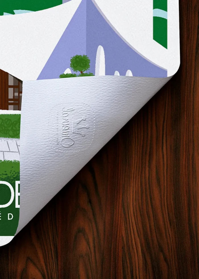 Tampon-513 Affiche la grande motte Tampon Original Monsieur Z, Tirage d'art,