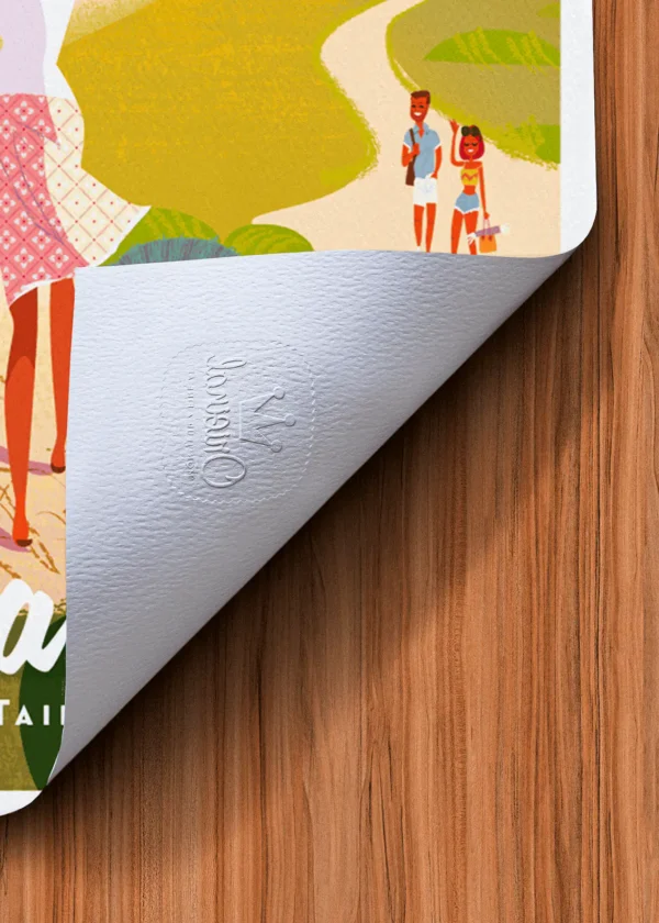 Tampon-524 Affiche Ramatuelle Tampon Original Monsieur Z, Tirage d'art,