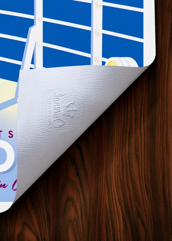 Tampon-528 Affiche Toulon Tampon Original Monsieur Z, Tirage d'art,