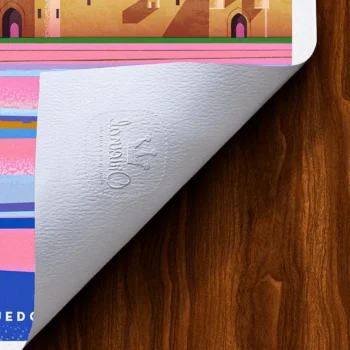 Affiche Aigues mortes Tampon Original Monsieur Z, Tirage d'art,