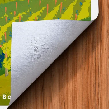 Affiche Bourgogne Tampon Original Monsieur Z, Tirage d'art,