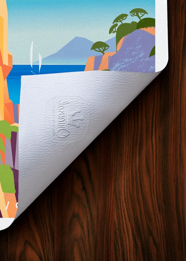 Tampon-533 Affiche Corse Tampon Original Monsieur Z, Tirage d'art,