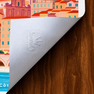 Affiche Menton Tampon Original Monsieur Z, Tirage d'art,