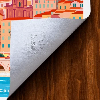 Affiche Menton Tampon Original Monsieur Z, Tirage d'art,