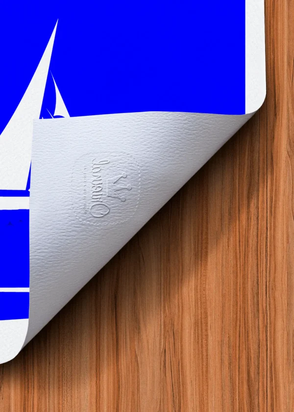 Tampon-535 Affiche Voiles de St tropez Tampon Original Monsieur Z, Tirage d'art,