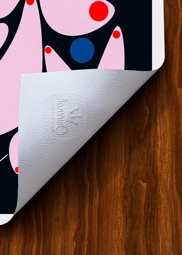 Tampon-538 Affiche abstrait Tampon Original Monsieur Z, Tirage d'art,