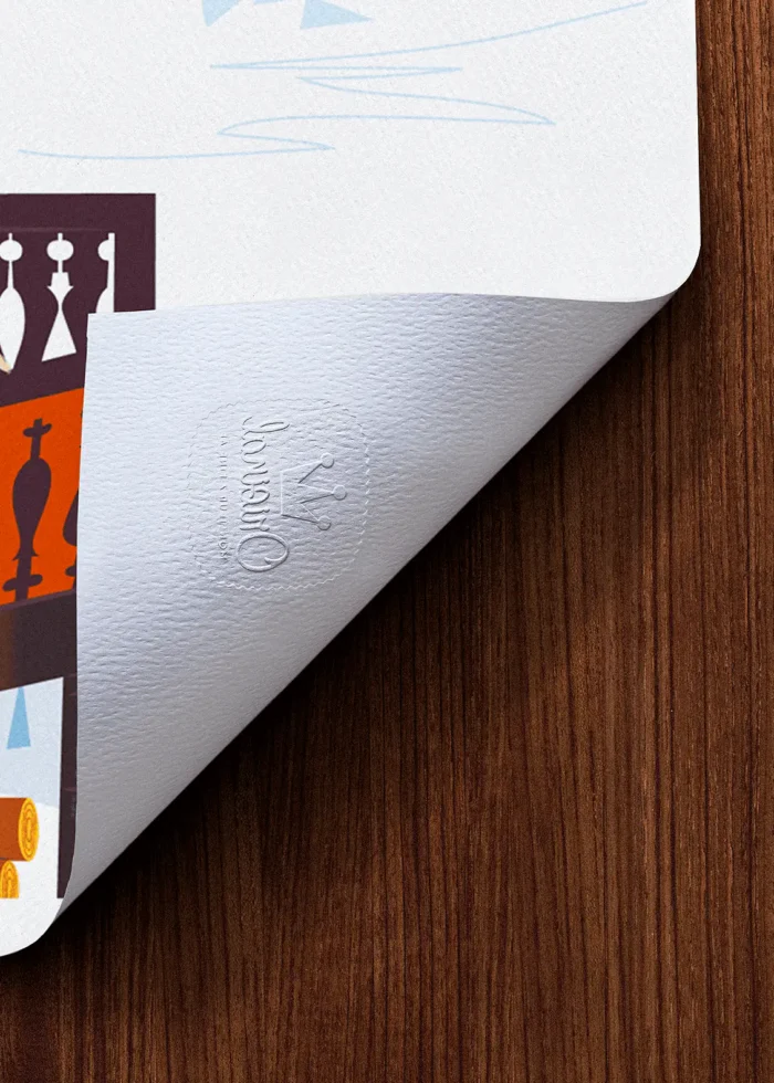 Tampon-540 Affiche Ski Tampon Original Monsieur Z, Tirage d'art,