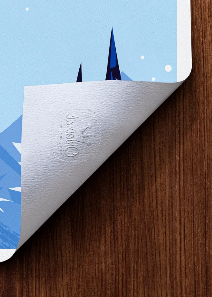 Tampon-545 Affiche ski Tampon Original Monsieur Z, Tirage d'art,