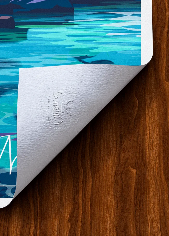 Tampon-549 Affiche Anse Magau Tampon Original Monsieur Z, Tirage d'art,