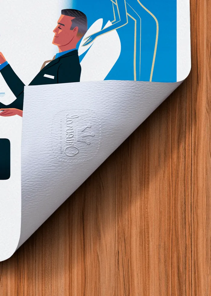 Tampon-551 Affiche Avion Tampon Original Monsieur Z, Tirage d'art,