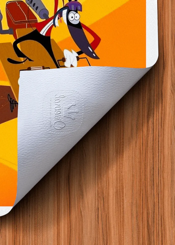 Tampon-Ratz-Fond Affiche Ratz Tampon Original Monsieur Z, Tirage d'art,