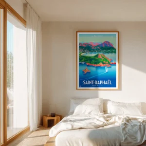 Affiche Saint_Raphaël, Affiche monsieur Z AAZ Galerie