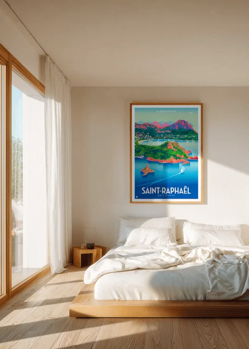 Affiche Saint_Raphaël, Affiche monsieur Z AAZ Galerie