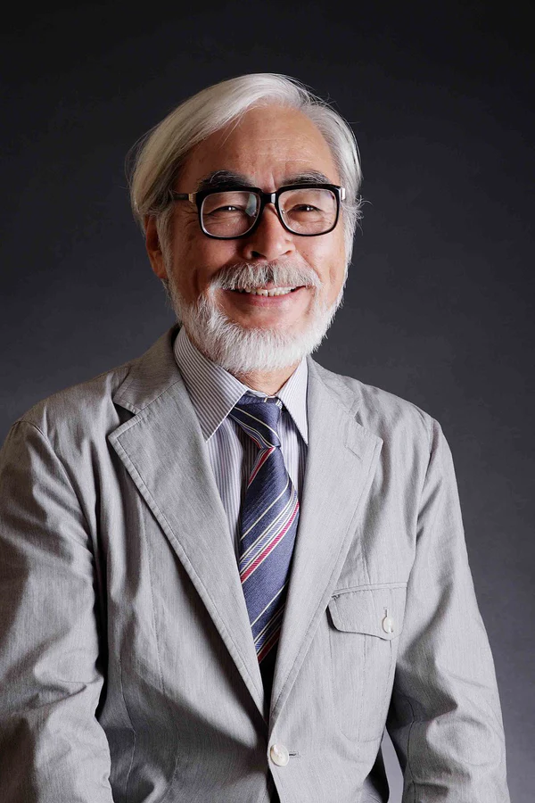 Hayao Miyazaki portrait, visage, tête photo.