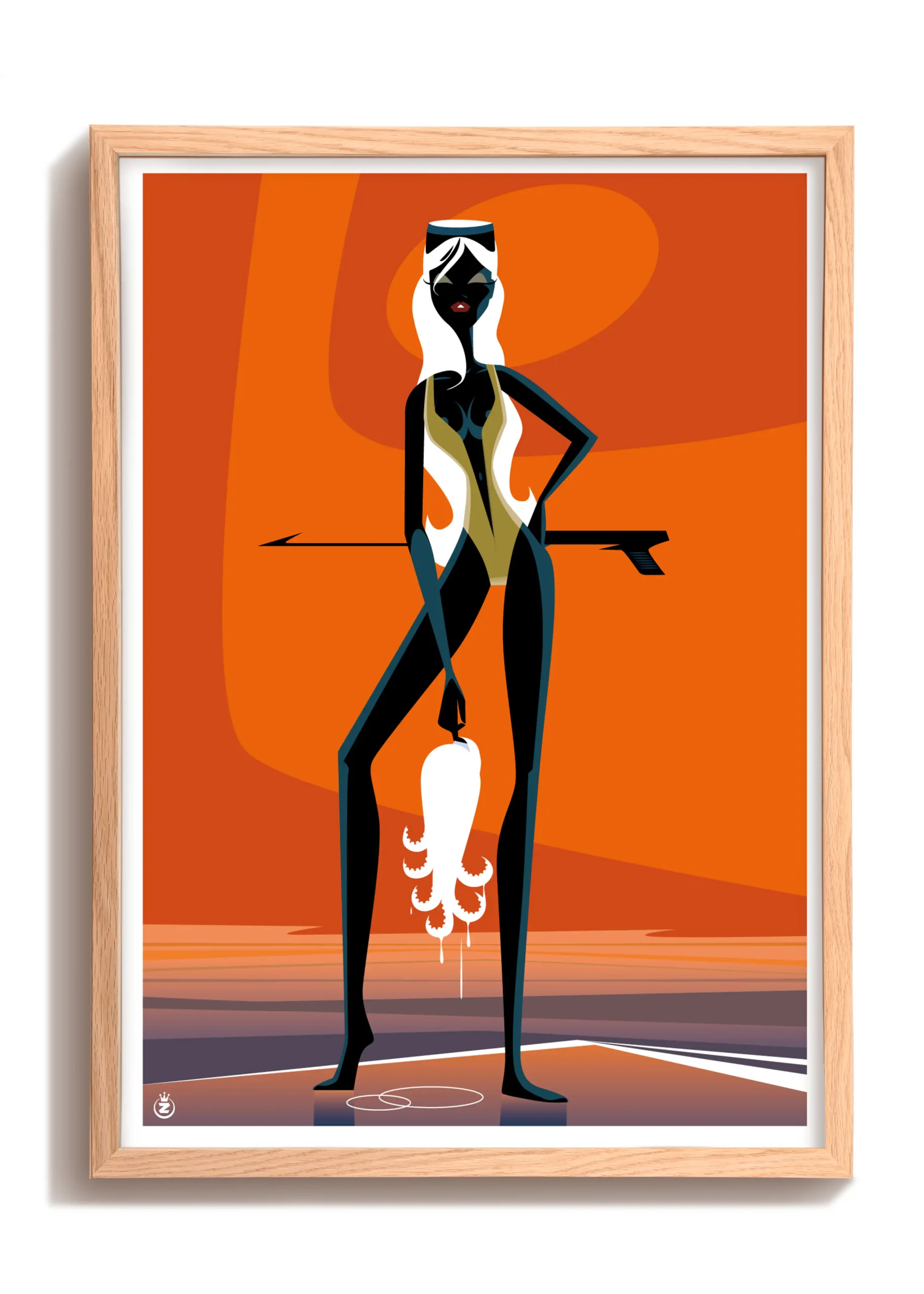 Affiche Orange, Monsieur Z 