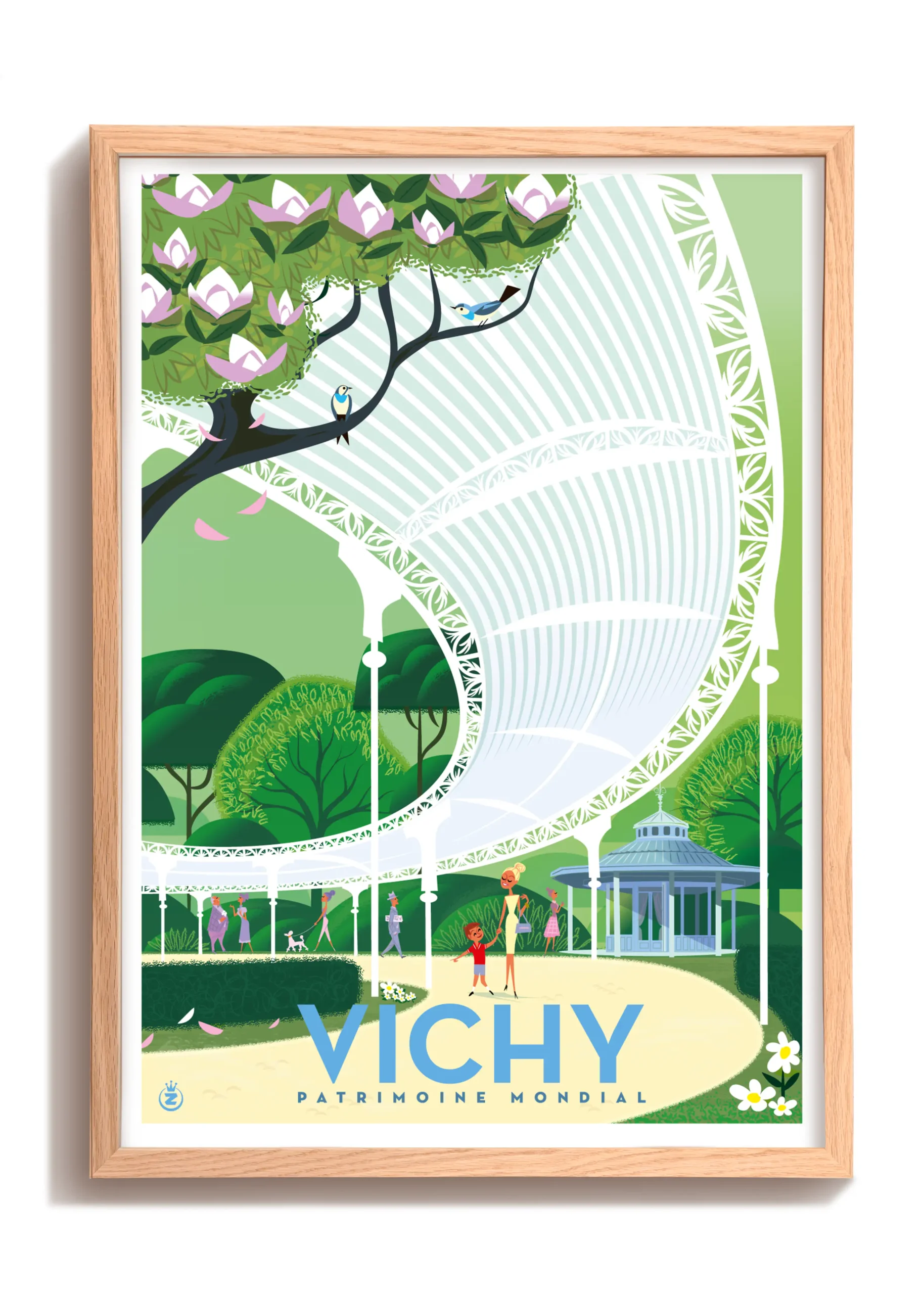 Acheter Affiche Verte Vichy. AAZ Galerie