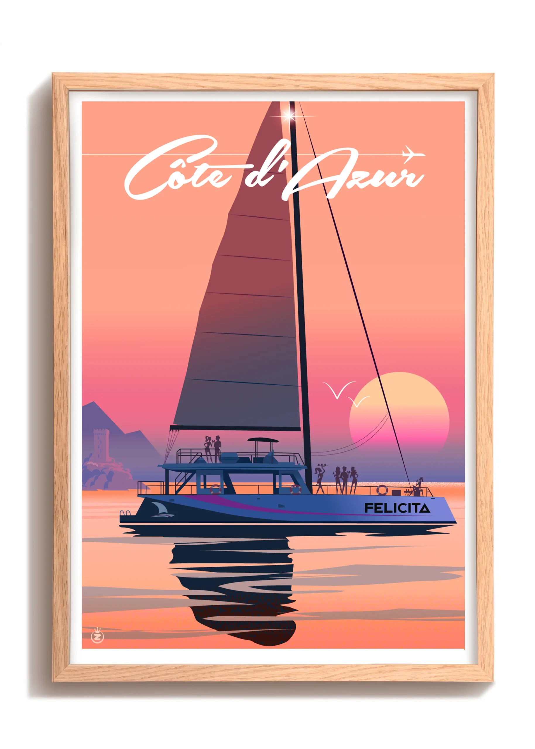 Affiche Rose Monsieur Z. 