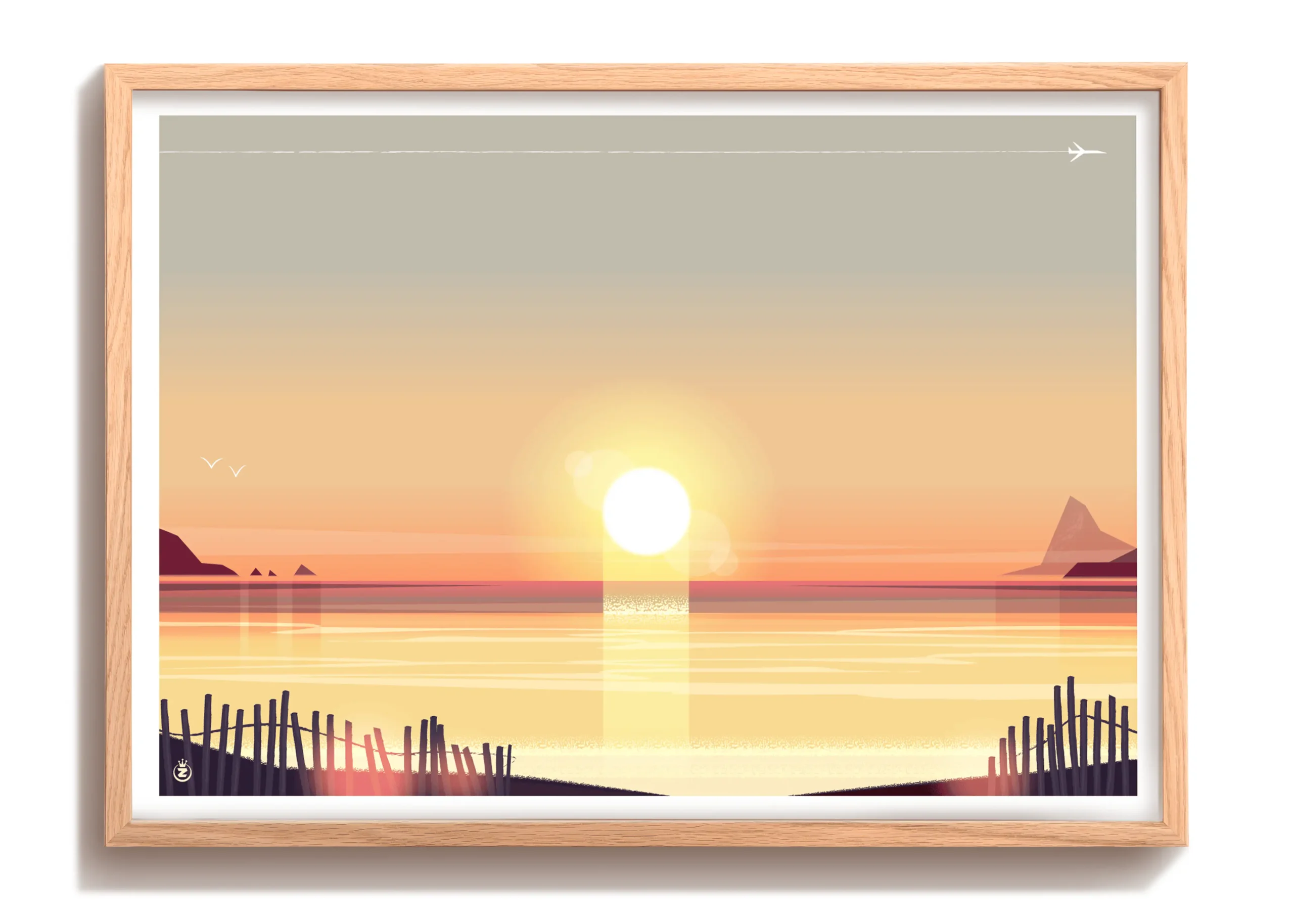 Affiche Format Paysage. Monsieur Z AAZ Galerie